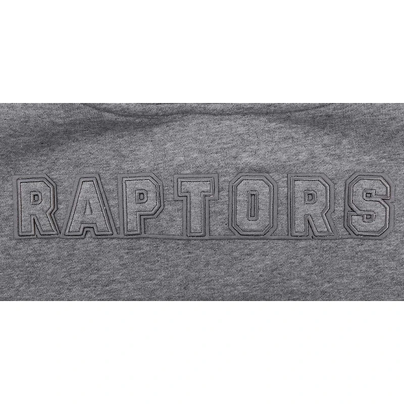 Women's Pro Standard Gray Toronto Raptors Neutral Fleece Pullover Sweatshirt