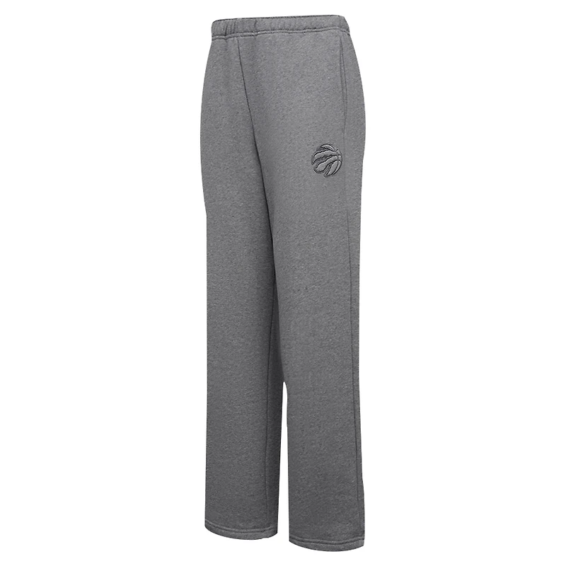 Pantalon de survêtement en polaire neutre à jambe droite Pro Standard gris des Raptors Toronto pour femmes