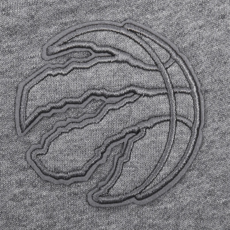 Pantalon de survêtement en polaire neutre à jambe droite Pro Standard gris des Raptors Toronto pour femmes