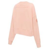 Women's Pro Standard Gray Toronto Raptors Neutral Fleece Pullover Sweatshirt