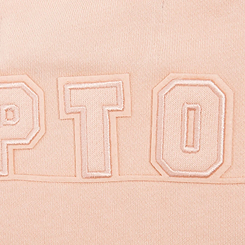 Women's Pro Standard Light Orange Toronto Raptors Neutral Fleece Pullover Sweatshirt