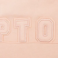 Women's Pro Standard Light Orange Toronto Raptors Neutral Fleece Pullover Sweatshirt