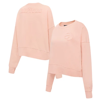 Women's Pro Standard Gray Toronto Raptors Neutral Fleece Pullover Sweatshirt
