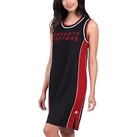 Women's Starter Black Toronto Raptors Slam Dunk Tank Sneaker Dress