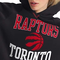 Sweat à capuche noir Tommy Jeans pour femmes des Raptors de Toronto Talia Raglan