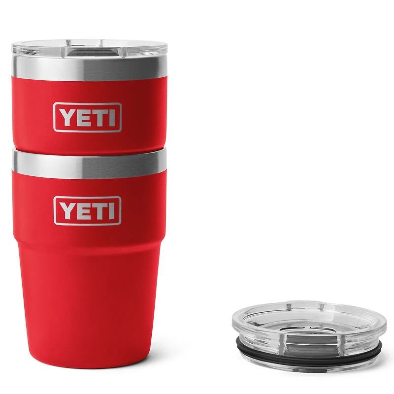 Gobelet empilable Rambler YETI Red Toronto Raptors 473 ml avec couvercle Magslider