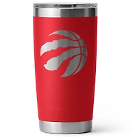 YETI Red Toronto Raptors 20oz. Rambler Tumbler with Magslider Lid