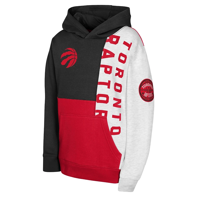 Youth  Black Toronto Raptors Splash Pullover Hoodie