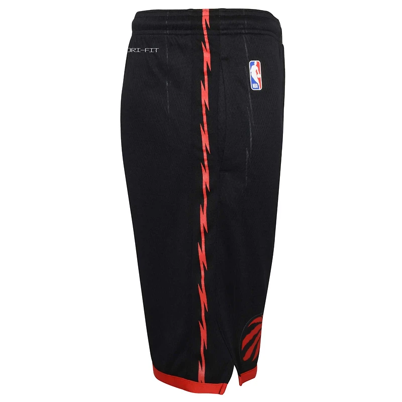 Youth Jordan Brand Black Toronto Raptors Swingman Statement Edition Shorts