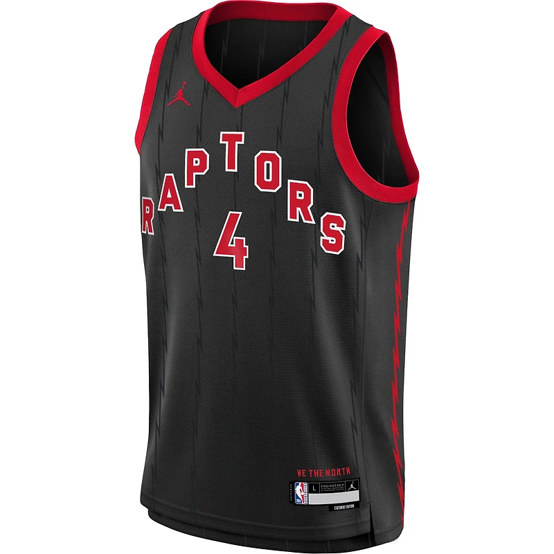 Maillot Jordan Brand Scottie Barnes pour jeune Toronto Raptors 2022/23 Swingman Player - Statement Edition