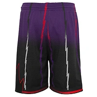 Youth Mitchell & Ness Purple/Black Toronto Raptors 1998/99 Hardwood Classics Fadeaway Reload 3.0 Swingman Shorts