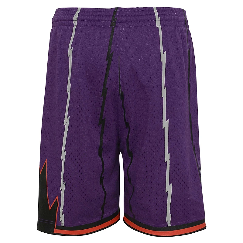 Mitchell & Ness Violet Toronto Raptors Hardwood Classics Swingman Short