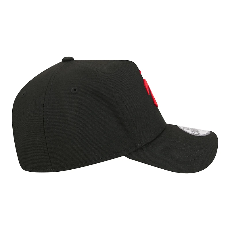 Youth New Era Black Toronto Raptors 9FORTY A-Frame Adjustable Hat