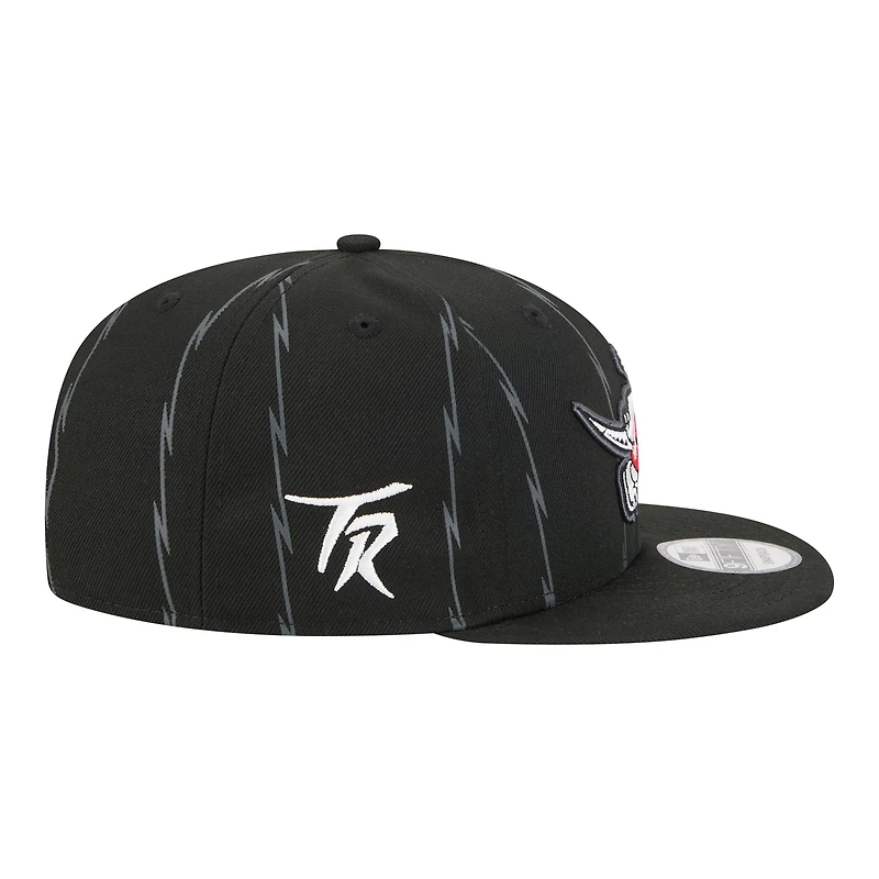 Youth New Era Black Toronto Raptors City Edition 9FIFTY Snapback Hat