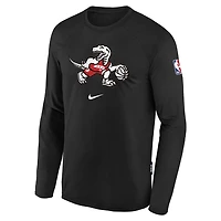 Youth Nike Black Toronto Raptors 2025/26 City Edition Dri-Fit Long Sleeve Game Top