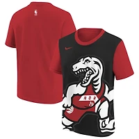 Youth Nike Black Toronto Raptors  City Edition Max90 Big Logo T-Shirt