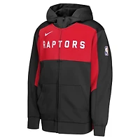 Sweat à capuche entièrement zippé Nike Toronto Raptors Showtime Performance pour jeune
