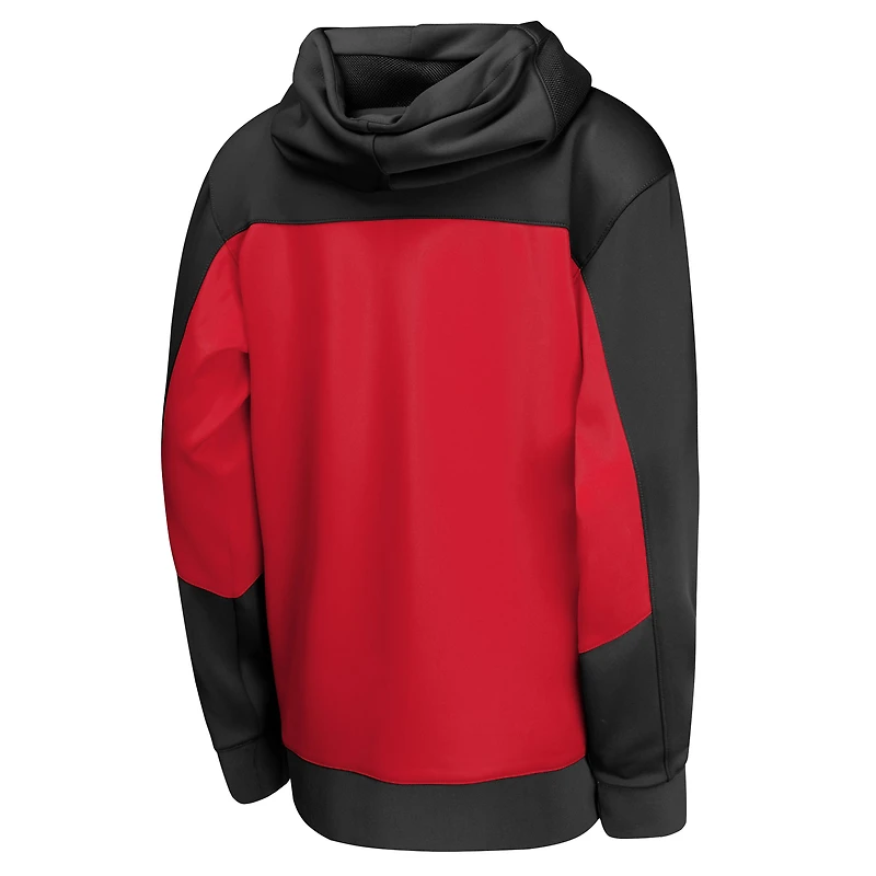 Sweat à capuche entièrement zippé Nike Toronto Raptors Showtime Performance pour jeune