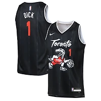 Youth Nike Gradey Dick Black Toronto Raptors Swingman Player Jersey - City Edition