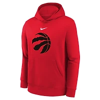 Sweat à capuche Nike rouge Toronto Raptors 2025/26 Club Fleece pour jeune