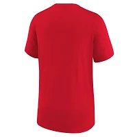 T-shirt d'entraînement essentiel Nike rouge des Raptors de Toronto pour jeunes