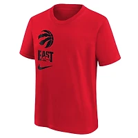 T-shirt essentiel Nike Toronto Raptors Vs Block rouge pour jeune