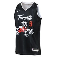 Youth Nike RJ Barrett Black Toronto Raptors Swingman Jersey - City Edition