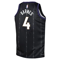 Maillot de joueur Nike Scottie Barnes noir pour jeune Toronto Raptors 2024/25 Swingman - Édition City