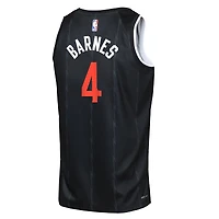 Youth Nike Scottie Barnes Black Toronto Raptors Swingman Player Jersey - City Edition