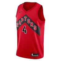 Maillot Nike Swingman des Raptors de Toronto rouge Scottie Barnes pour jeune - Édition Icon