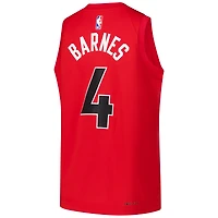 Youth Nike Scottie Barnes Red Toronto Raptors Swingman Jersey - Icon Edition