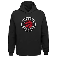 Youth Outerstuff Red Toronto Raptors Primary Logo Pullover Hoodie