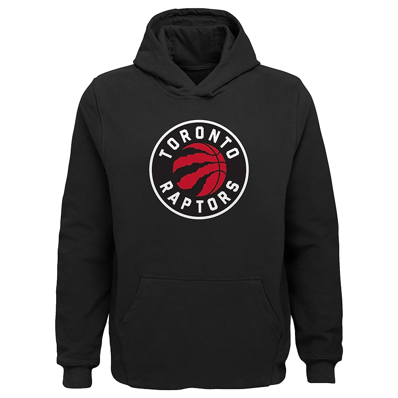 Sweat à capuche Outerstuff rouge pour jeunes avec logo principal des Raptors de Toronto