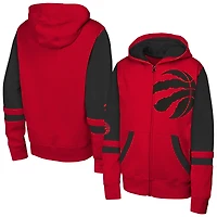 Sweat à capuche zippé rouge Toronto Raptors pour jeunes Outerstuff