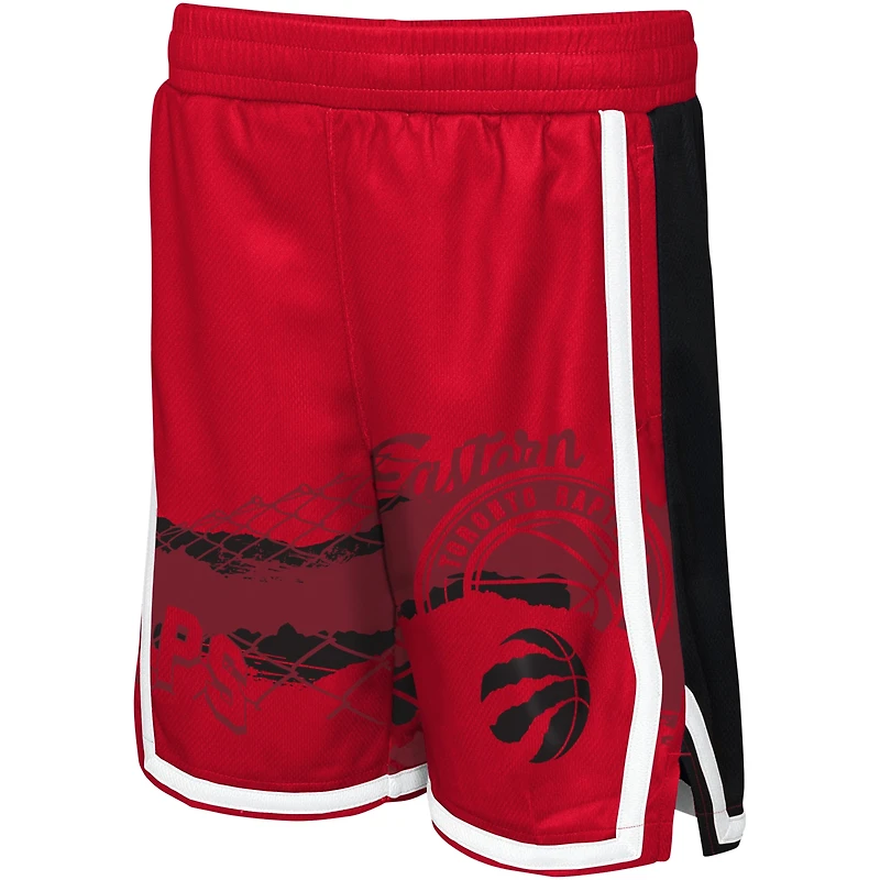 Short rouge Fade Away des Raptors de Toronto pour jeunes
