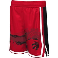 Short rouge Fade Away des Raptors de Toronto pour jeunes