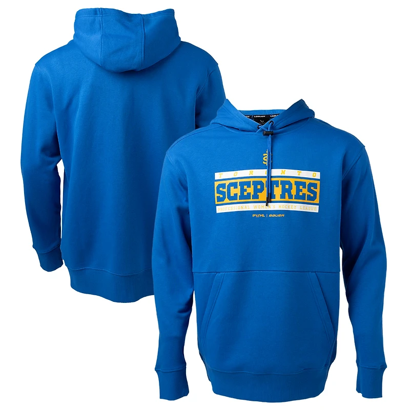 Sweat à capuche ultime Bauer Hockey bleu Toronto Sceptres pour homme