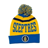 Bonnet unisexe Bauer Hockey bleu Toronto Sceptres avec écusson et pompon