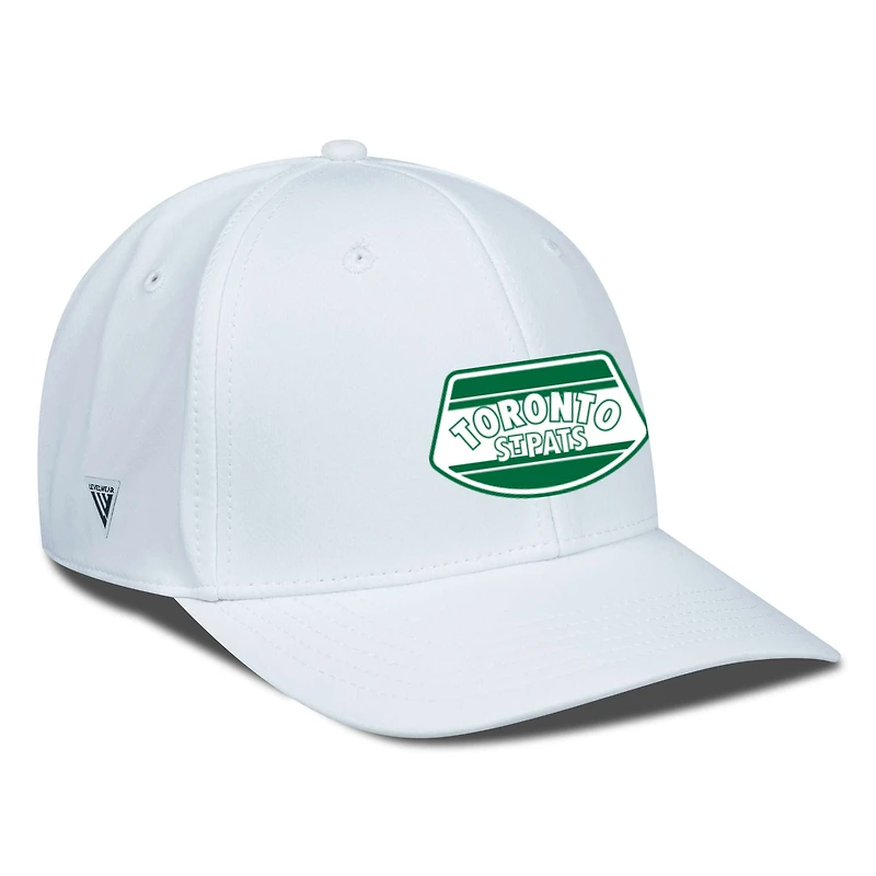 Men's Levelwear White Toronto St. Pats Rise Skylight Flex Hat
