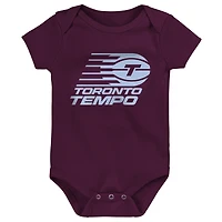 Ensemble de 3 bodies Outerstuff Toronto Tempo Destiny pour bébé