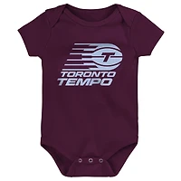Infant Outerstuff Toronto Tempo Destiny 3-Piece Creeper Set