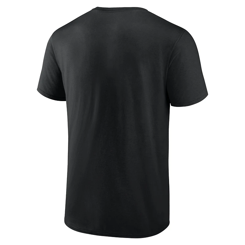 T-shirt noir avec logo principal Toronto Tempo Fanatics pour hommes