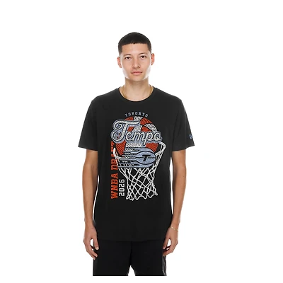 Men's New Era  Black Toronto Tempo Draft Short Sleeve T-Shirt