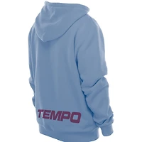 Sweat à capuche bleu clair Toronto Tempo avec logo de l'équipe New Era pour femme