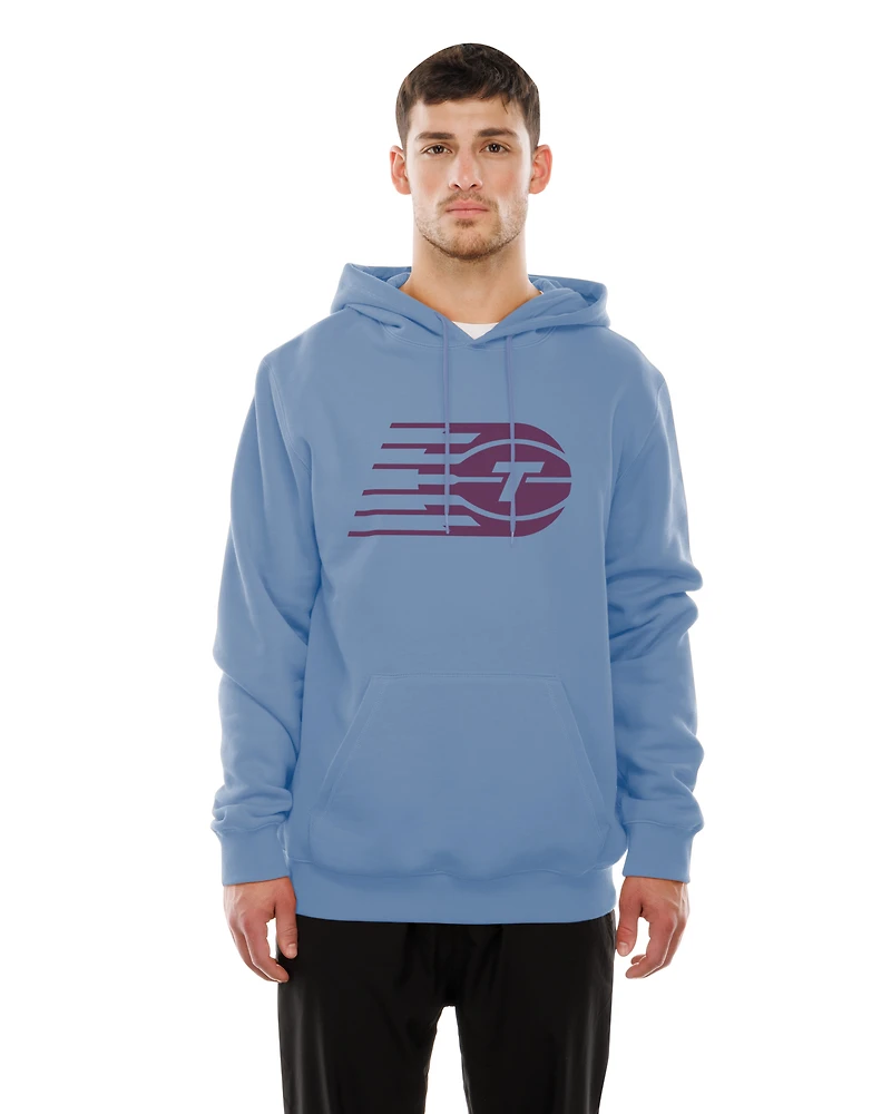 Sweat à capuche bleu clair Toronto Tempo avec logo de l'équipe New Era pour femme