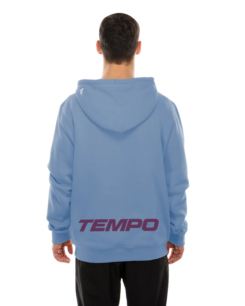 Sweat à capuche bleu clair Toronto Tempo avec logo de l'équipe New Era pour femme