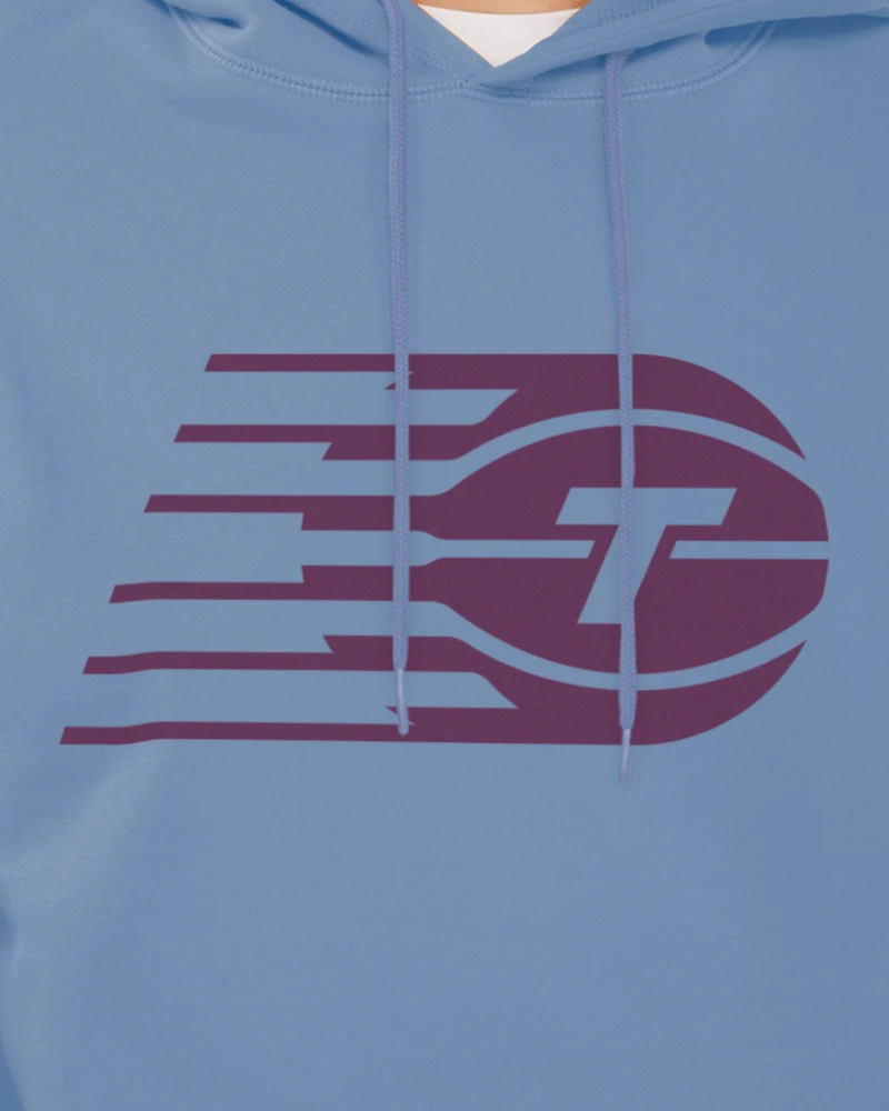 Sweat à capuche bleu clair Toronto Tempo avec logo de l'équipe New Era pour femme