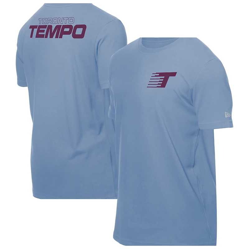 T-shirt bleu clair Toronto Tempo Team New Era pour homme