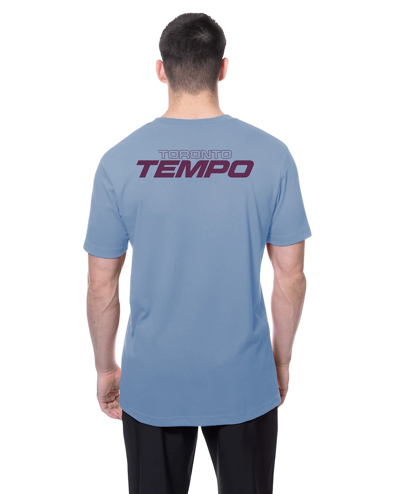 Men's New Era  Light Blue Toronto Tempo Team T-Shirt