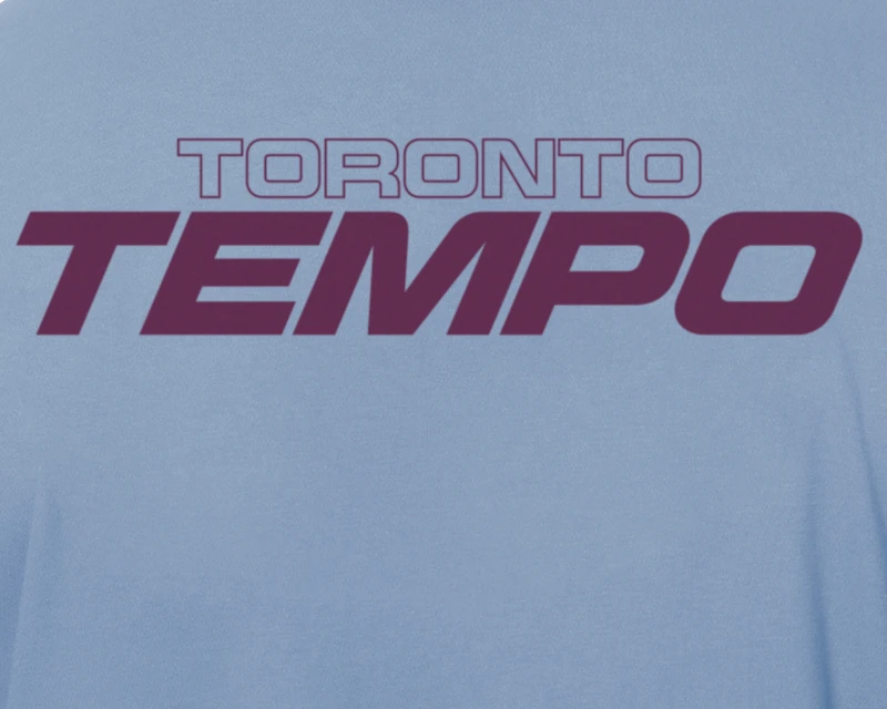 T-shirt bleu clair Toronto Tempo Team New Era pour homme